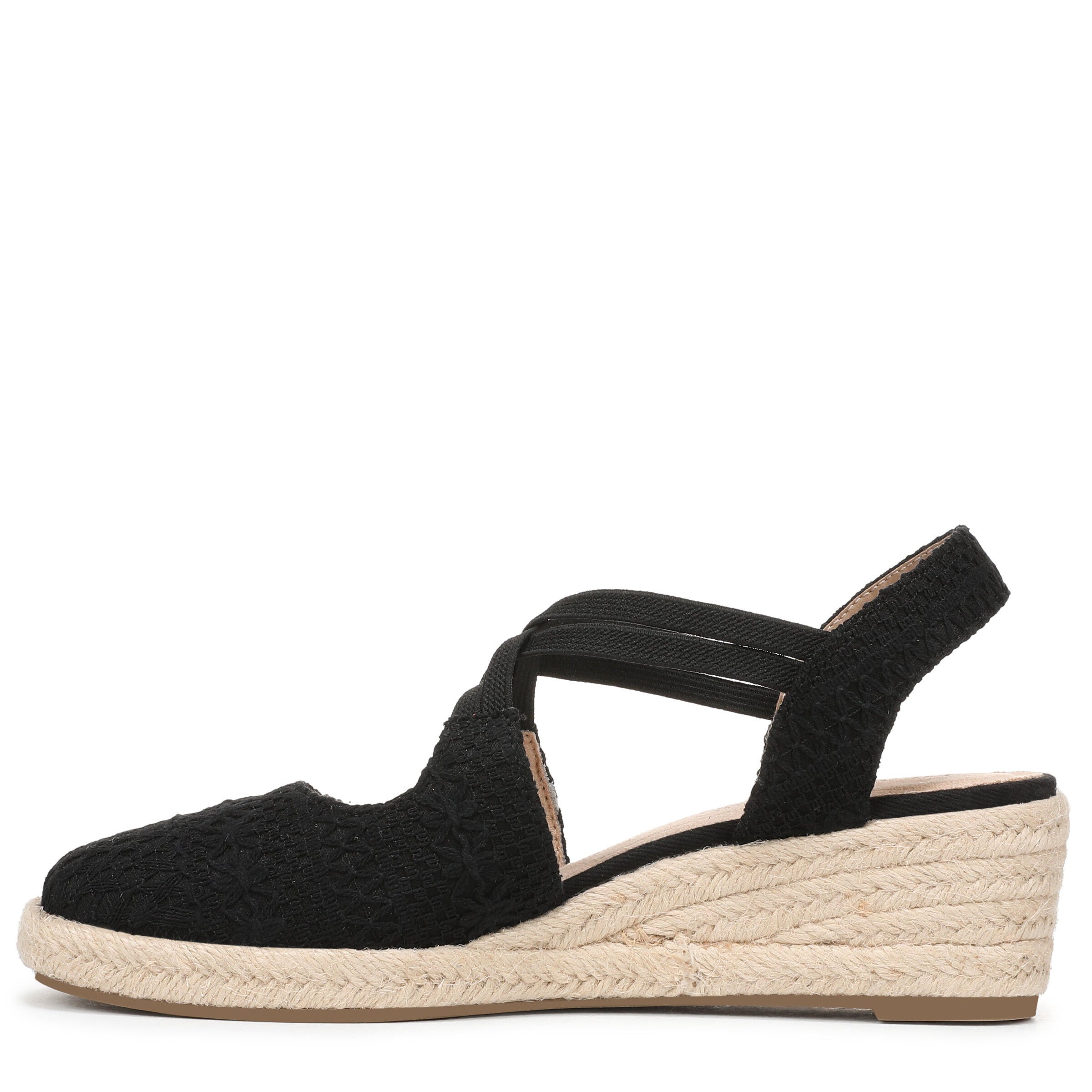 Patience Espadrille Wedge Sandal, BLACK, alternate image number 5