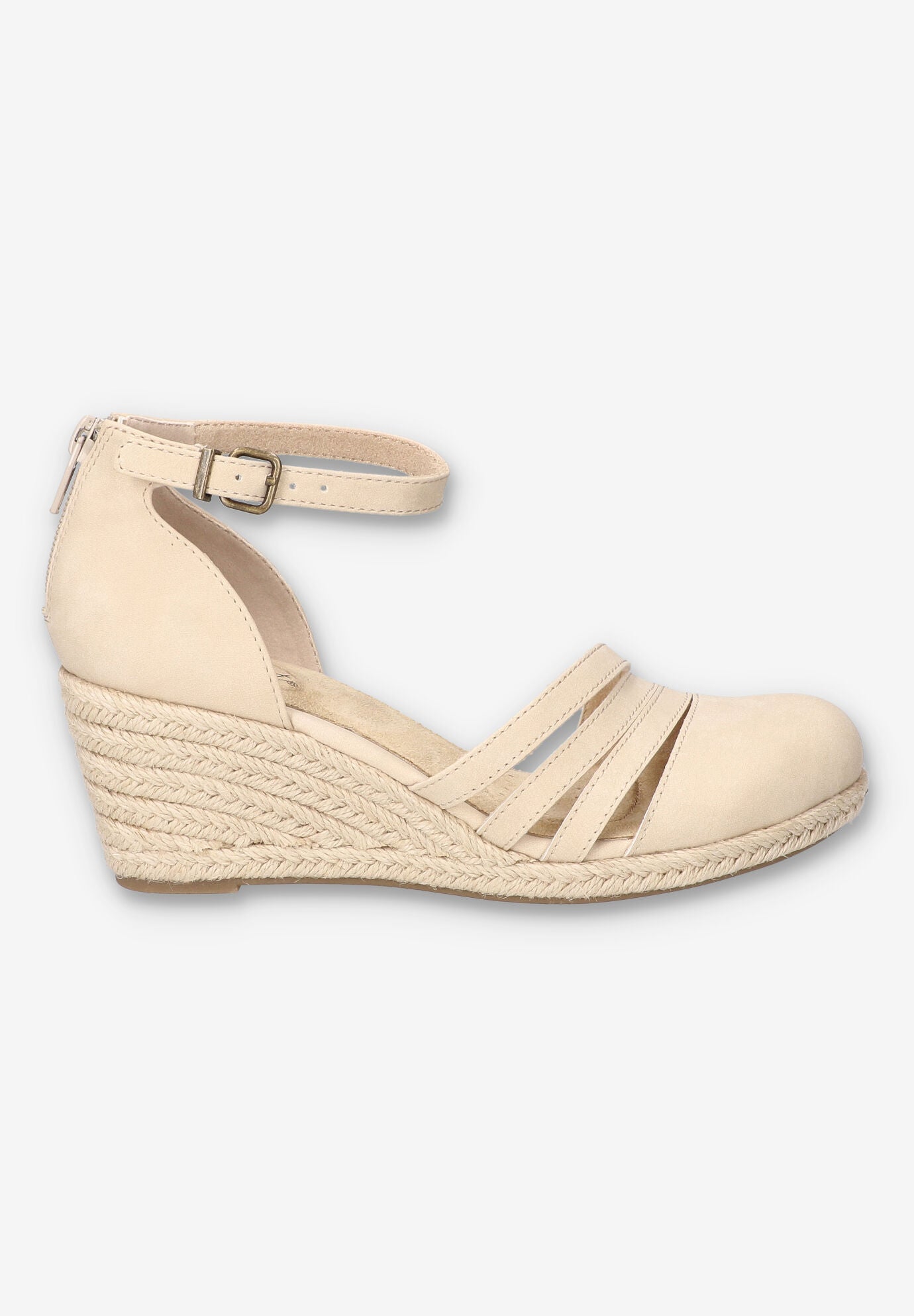 Daytona Espadrille Wedge, BONE, alternate image number 2
