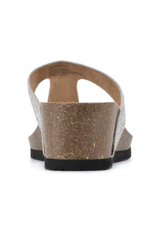 White Mountain Action Cork Wedge Sandal, , on-hover image number null
