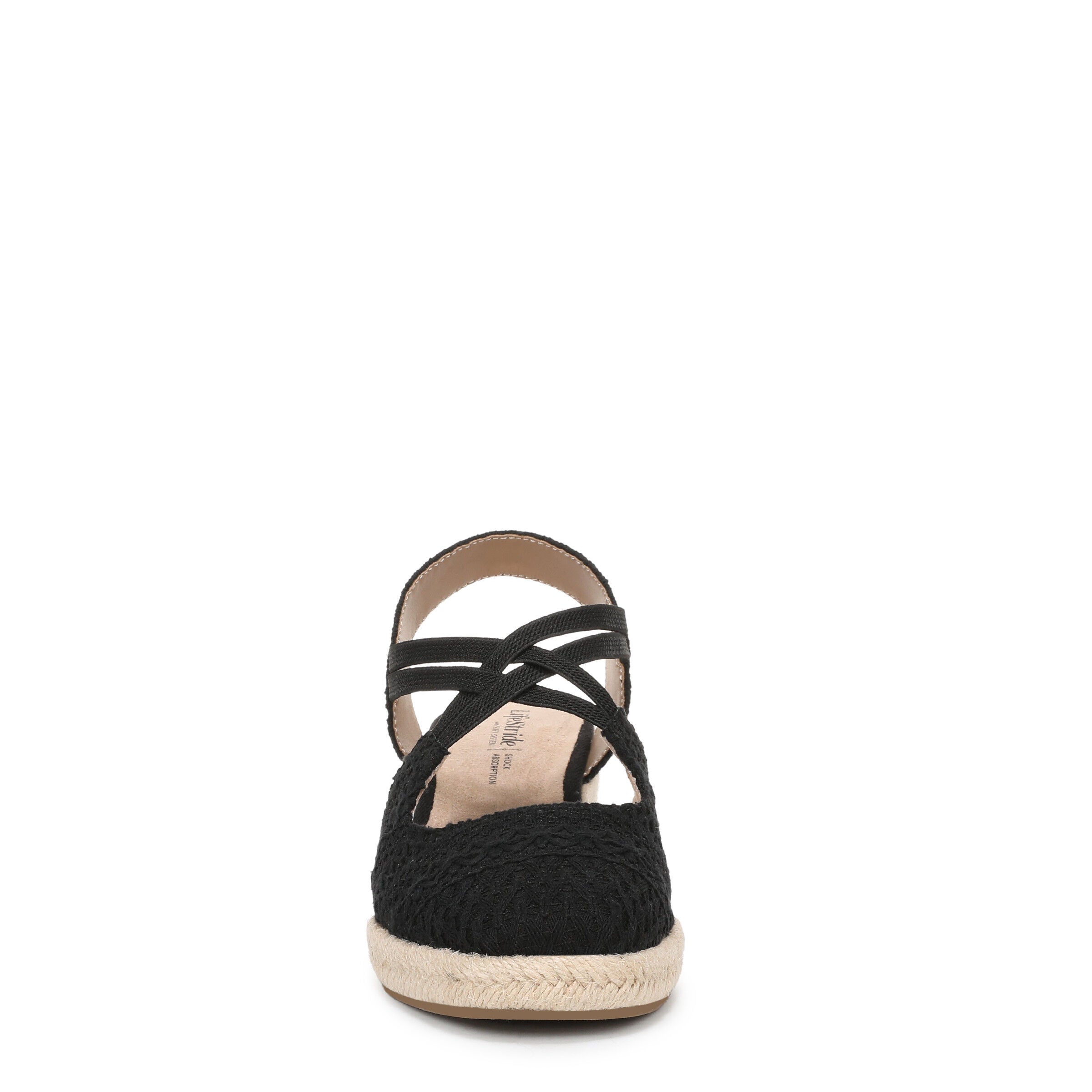 Patience Espadrille Wedge Sandal, BLACK, alternate image number 4