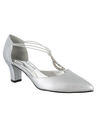 Moonlight Pumps by Easy Street®, SILVER SATIN, hi-res image number null