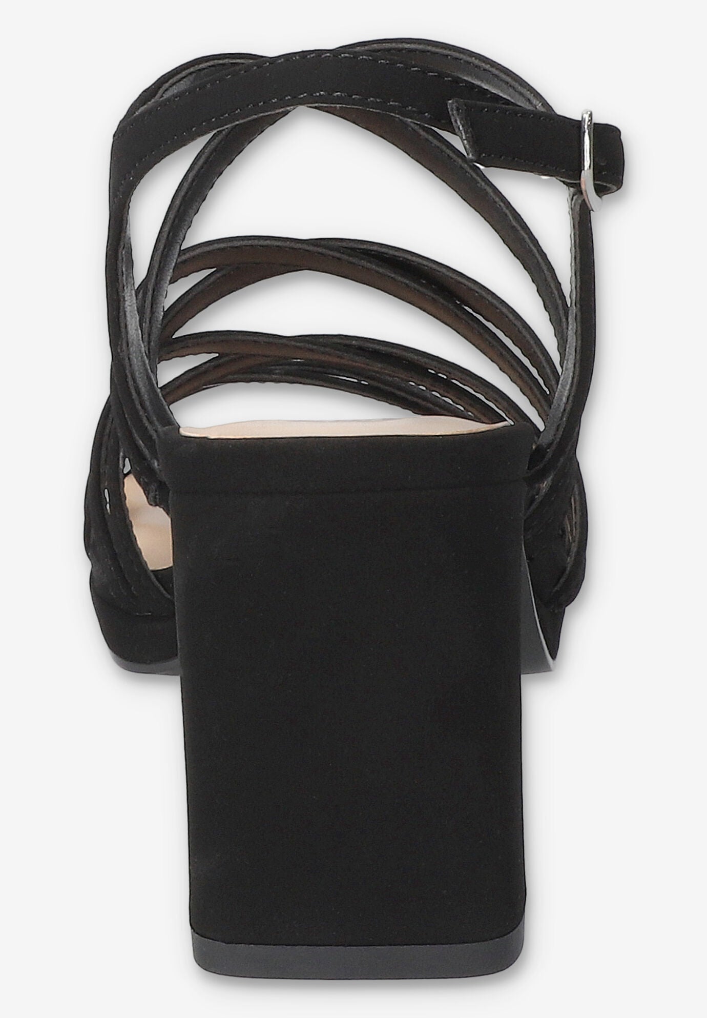 Damsel Square Toe Heeled Sandal, BLACK LAMY, on-hover image number 1