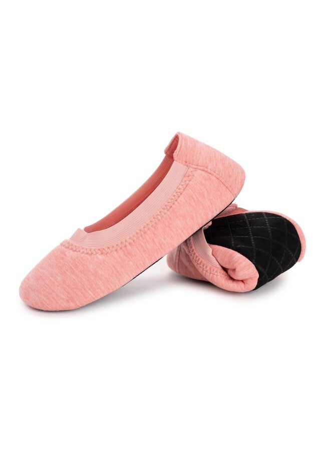 Women'S 2 Pair Travel Ballerina Slippers Set, , alternate image number 3
