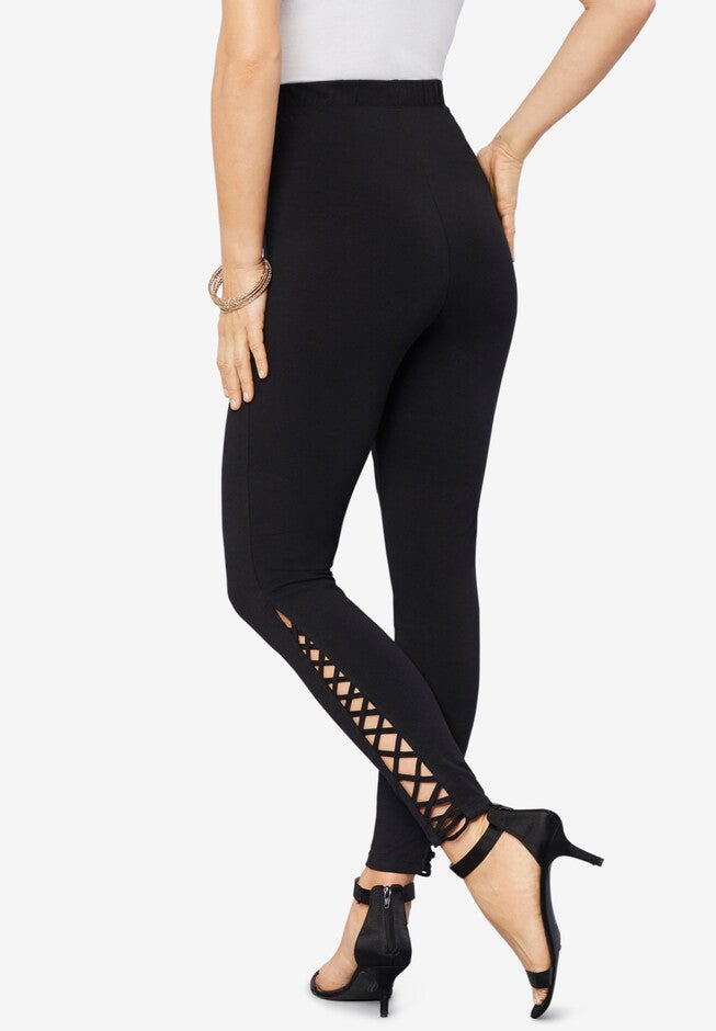 Lattice Essential Stretch Legging, , alternate image number 3