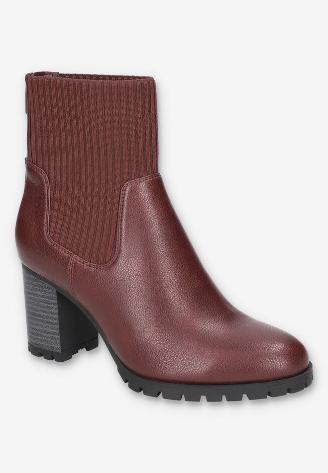 Lucia Bootie, BURGUNDY, hi-res image number null