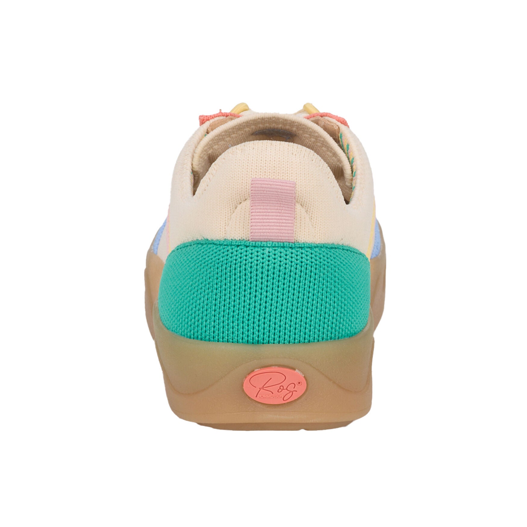Stella Stretch Knit Sneaker, BEIGE PINK BLUE, on-hover image number 1