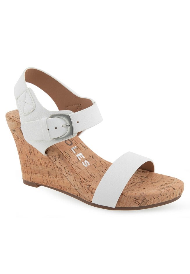Paisley Wedge, WHITE, hi-res image number null