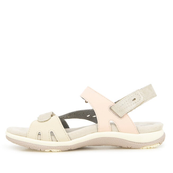 Stephie Vegan Sandal, CHALK ROSE METALLIC, alternate image number null