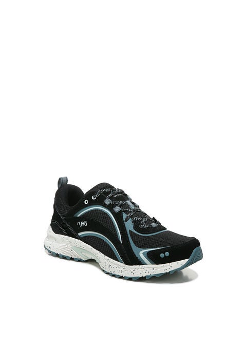 Sky Walk Trail Sneakers, BLACK GREEN, hi-res image number null