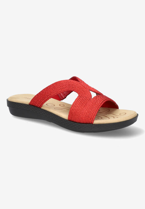 Nia Sandal, RED WOVEN, hi-res image number null