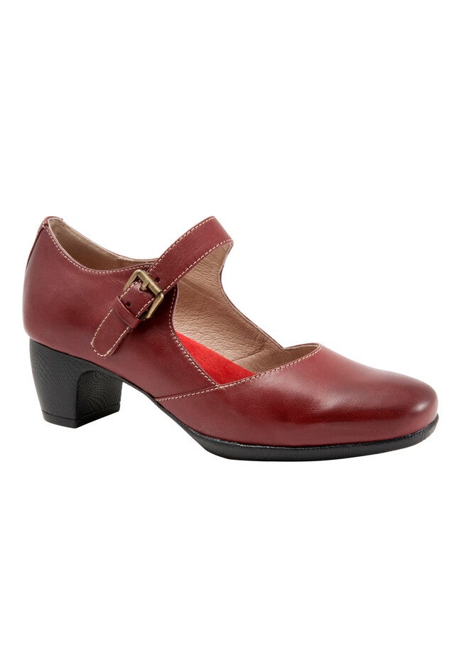 Irish II Pumps by SoftWalk®, DARK RED, hi-res image number 0