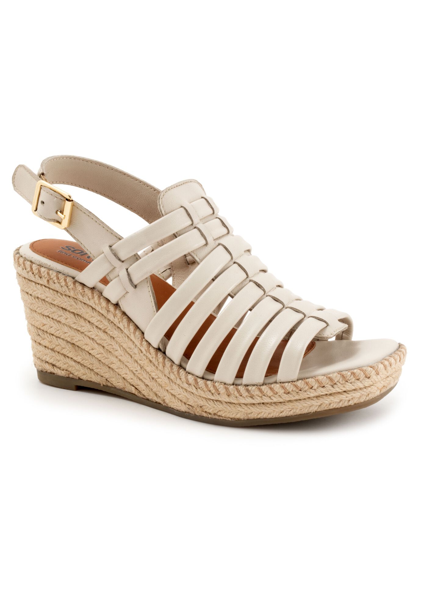 Havana Wedge Sandal, IVORY, hi-res image number 0