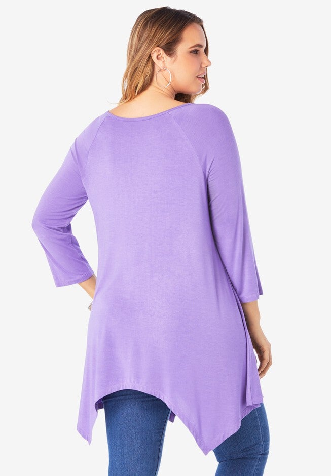 Handkerchief-Hem Tunic, , on-hover image number null
