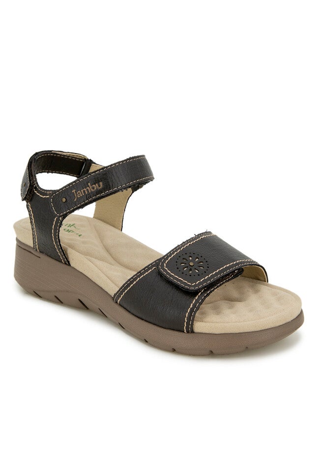 Elizabeth Eco Vegan Sandal, BROWN, hi-res image number null