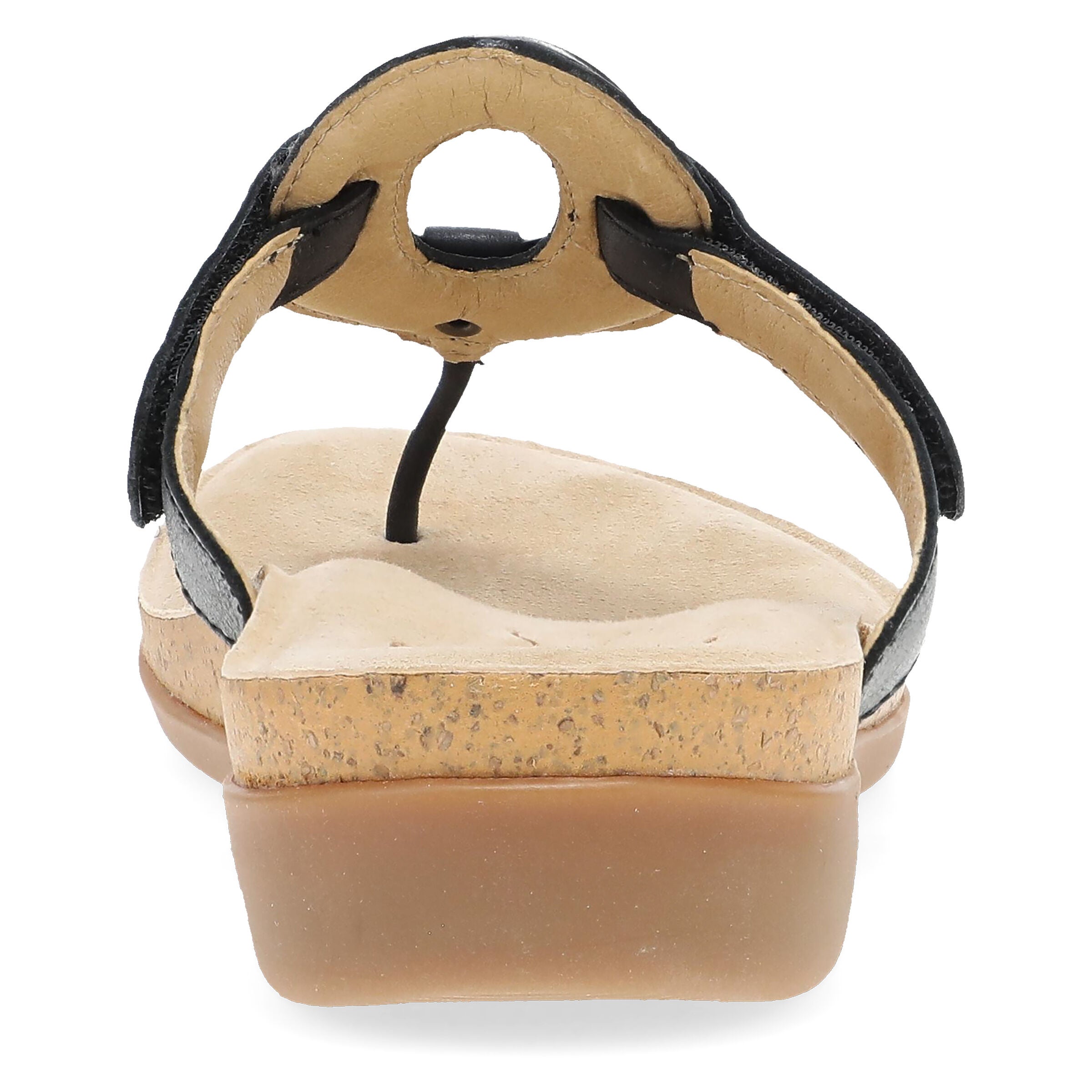 Rosalia Leather Sandal, BLACK, on-hover image number 1