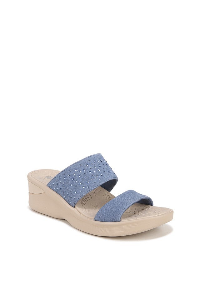 Sienna Bright Wedge Sandal, BLUE FABRIC, hi-res image number null