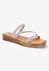 Ona-Italy Sandal, SILVER METALLIC, hi-res image number null
