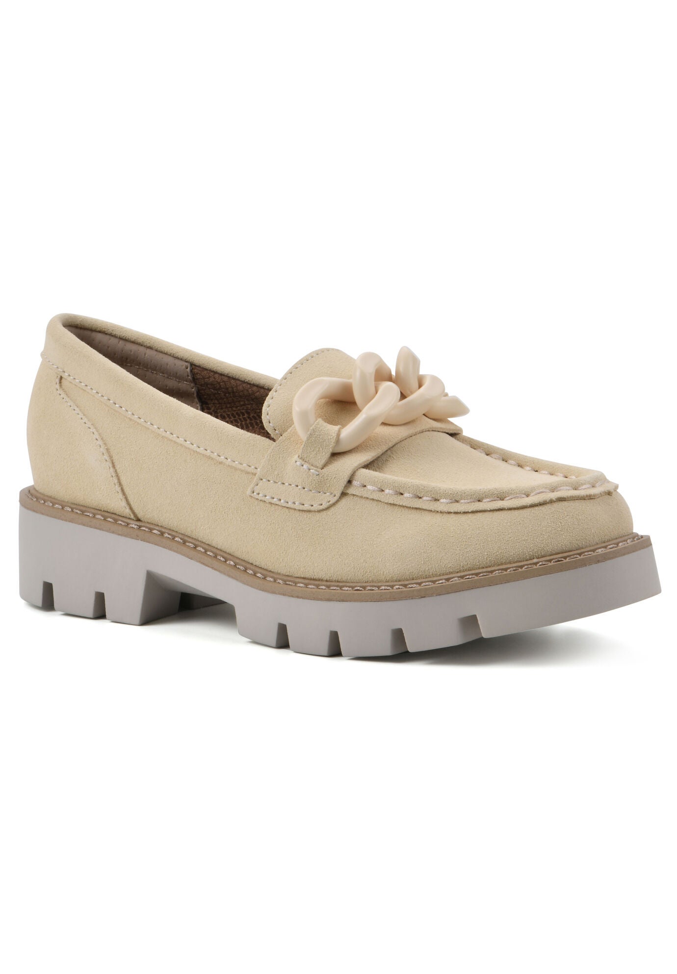 Goodie Casual Flat, BUTTER CREAM SUEDE, hi-res image number 0