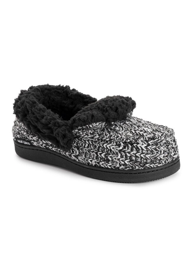 Anais Moccasin Slipper, EBONY, hi-res image number null