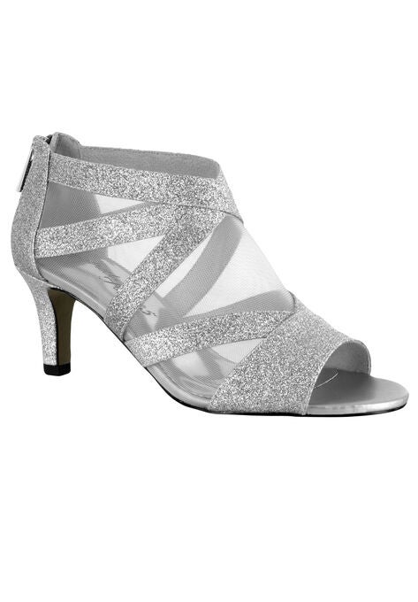 Dazzle Pumps by Easy Street®, SILVER GLITTER, hi-res image number null