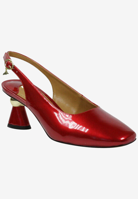 Castelle Slingback, RED PEARL PATENT, hi-res image number null
