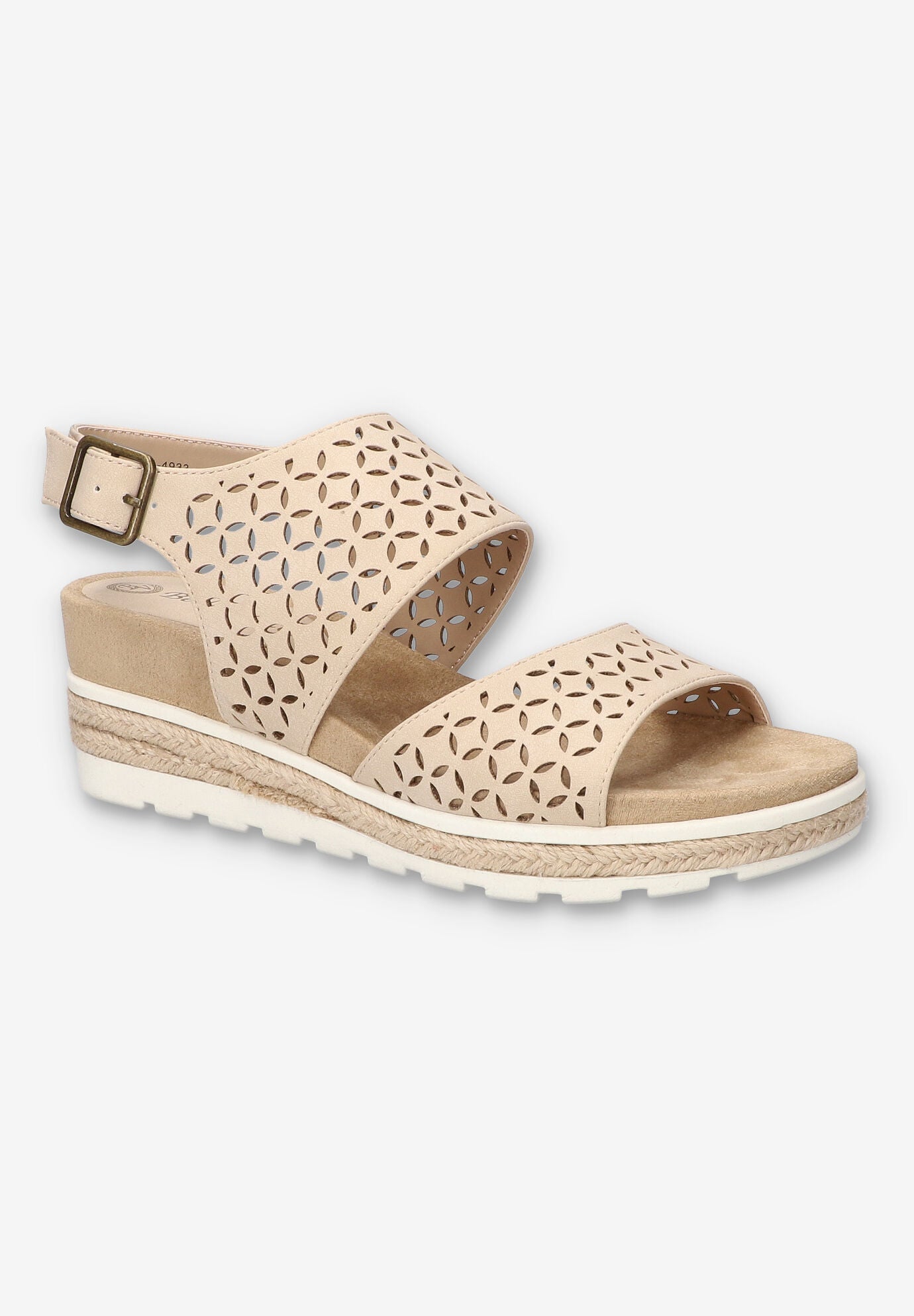 Inaya Wedge Sandal, BONE, hi-res image number 0