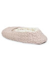Textured Knit Ballerina Slipper, , on-hover image number null