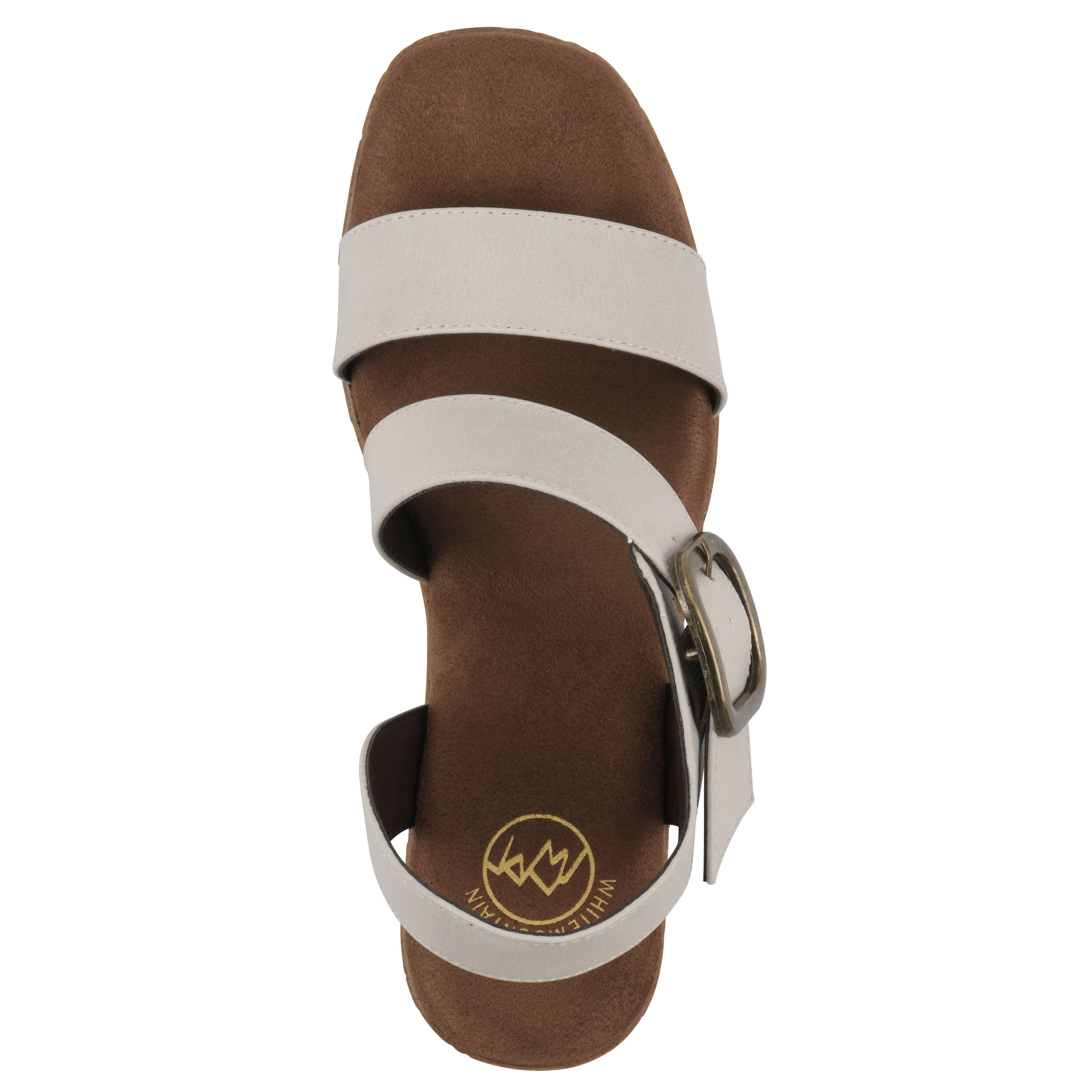 Barb Platform Sandal, CREAM SMOOTH, alternate image number 4