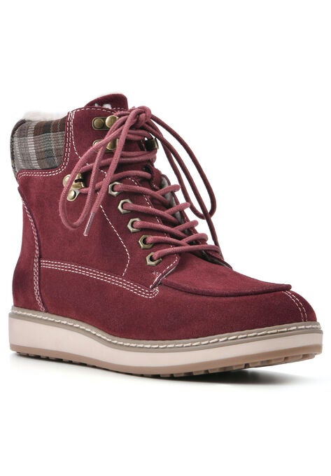 Thyme Bootie, BURGUNDY SUEDE, hi-res image number null