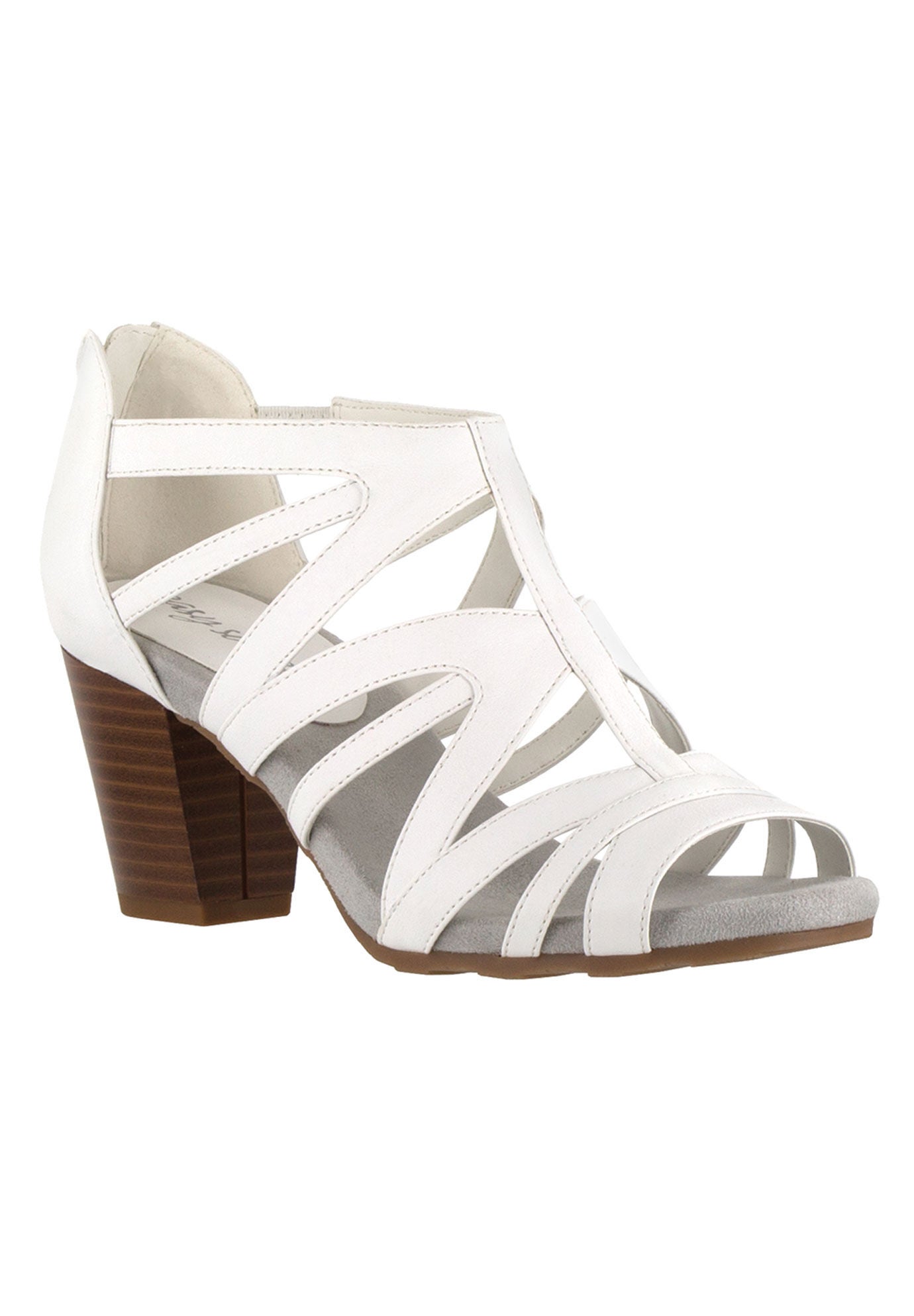 Amaze Sandal by Easy Street&reg;, WHITE, hi-res image number 0