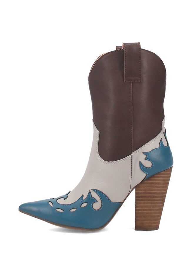 Saucy Mid Calf Western Boot, , alternate image number 3