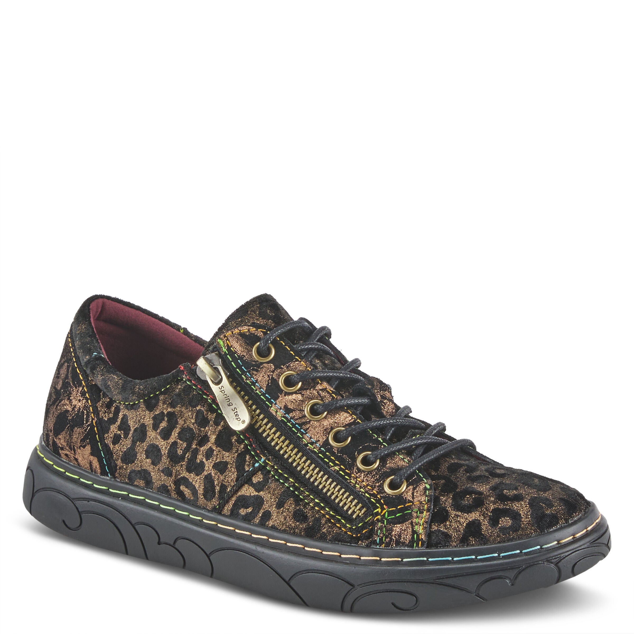 Danli-Cheeta Sneaker, BRONZE MULTI, alternate image number 7
