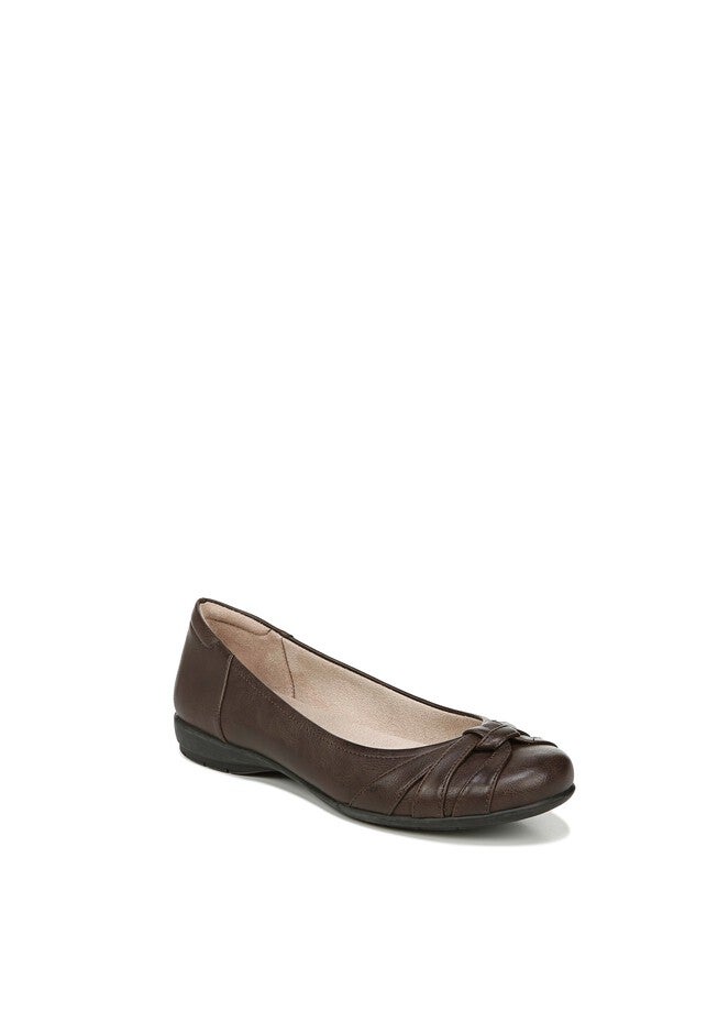Gift Ballet Flat , DARK BROWN, hi-res image number null