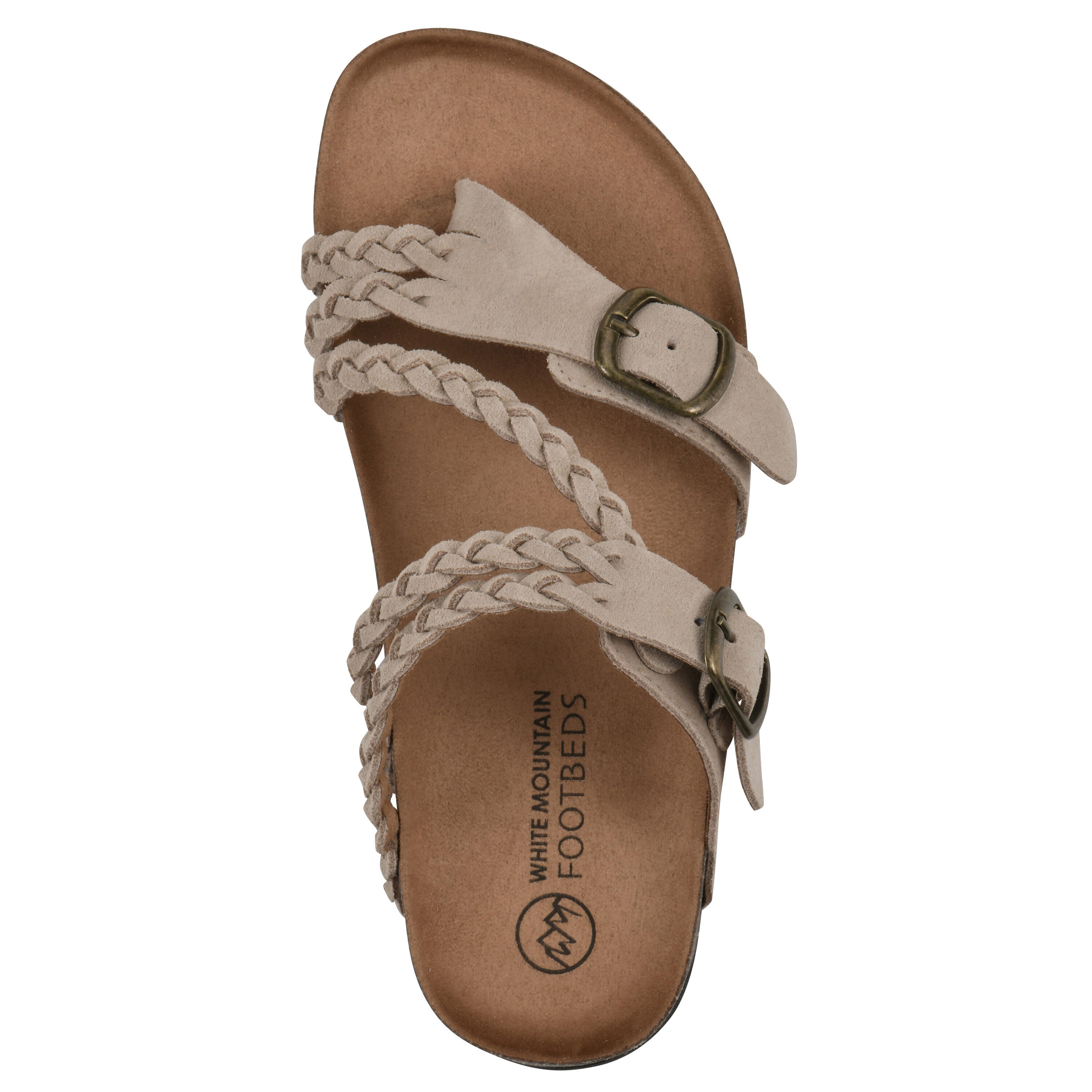 Haziest Footbeds Sandal, SANDAL WOOD SUEDE, alternate image number 4