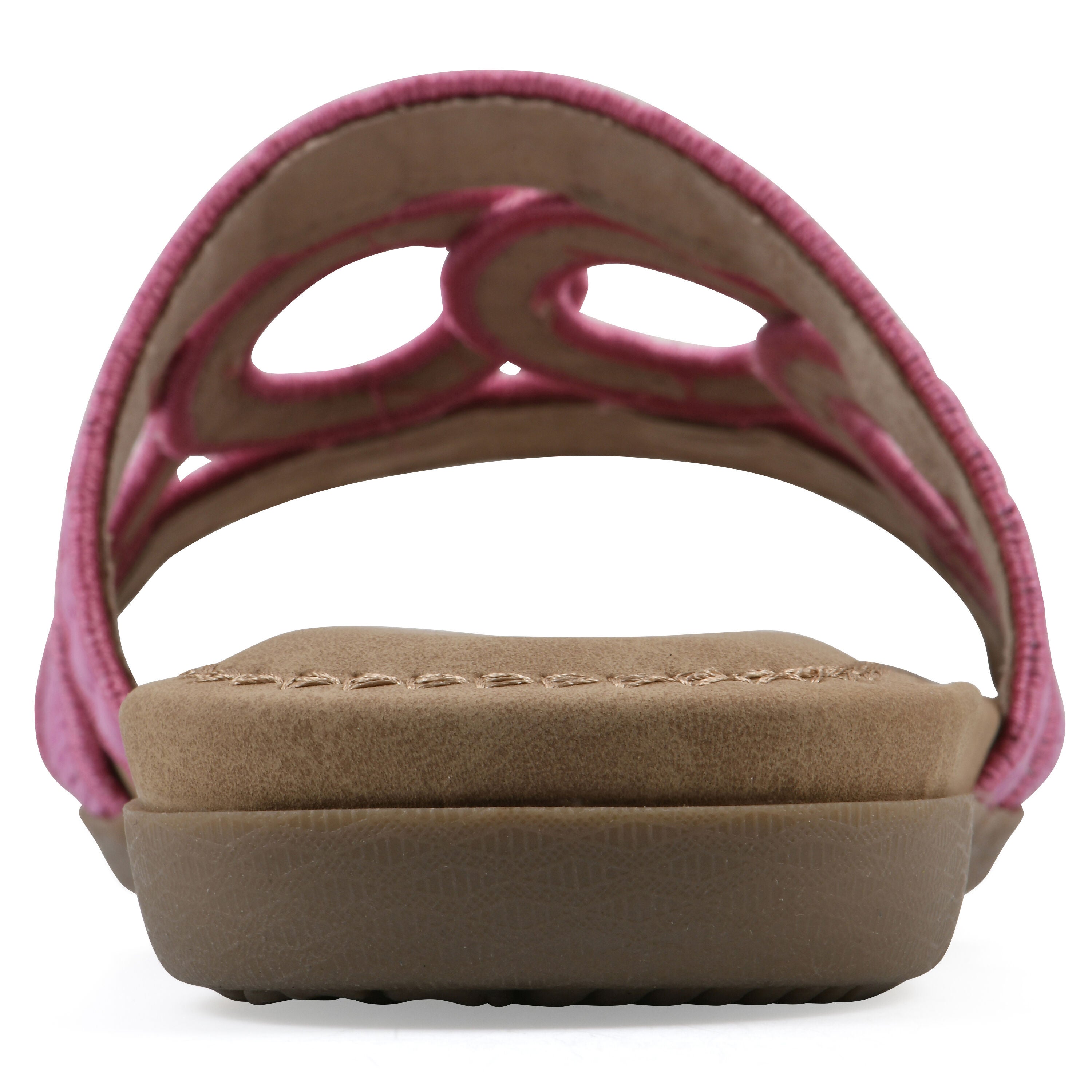 Fraly Slide Sandal, FUCHSIA RAFFIA, on-hover image number 1