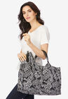 2-Piece Tote Set, BLACK WHITE PAISLEY, hi-res image number null