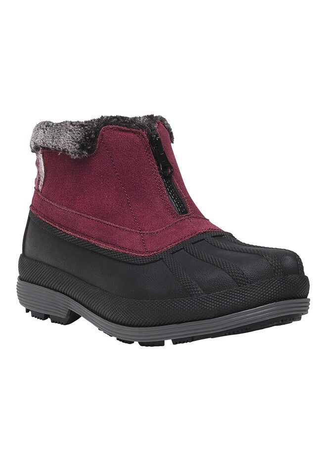Lumi Ankle Zip Wateproof Bootie, BERRY, hi-res image number 0