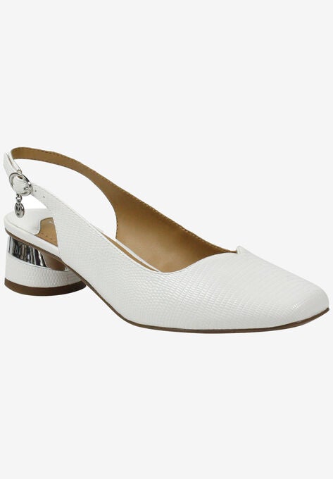 Taveta Pump, WHITE, hi-res image number null