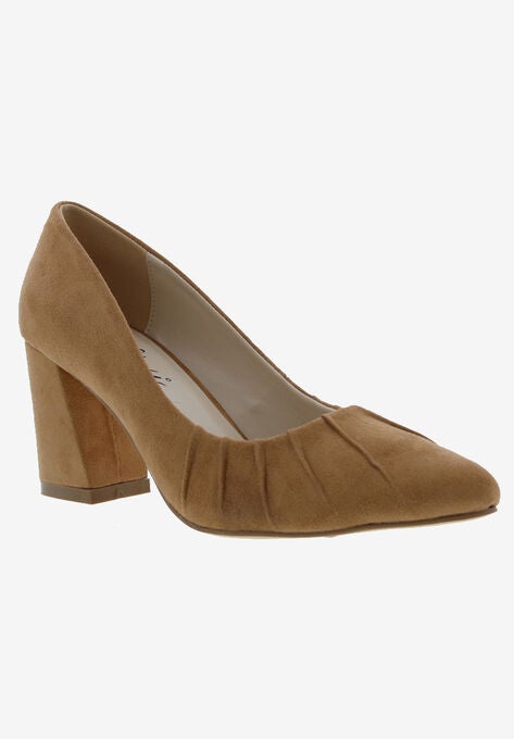 Vinny Pump, TAN MICROSUEDE, hi-res image number null