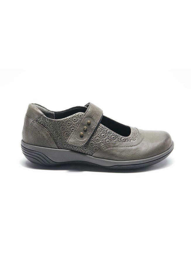 Aloe Mary Jane Flat, DARK GREY, hi-res image number 0