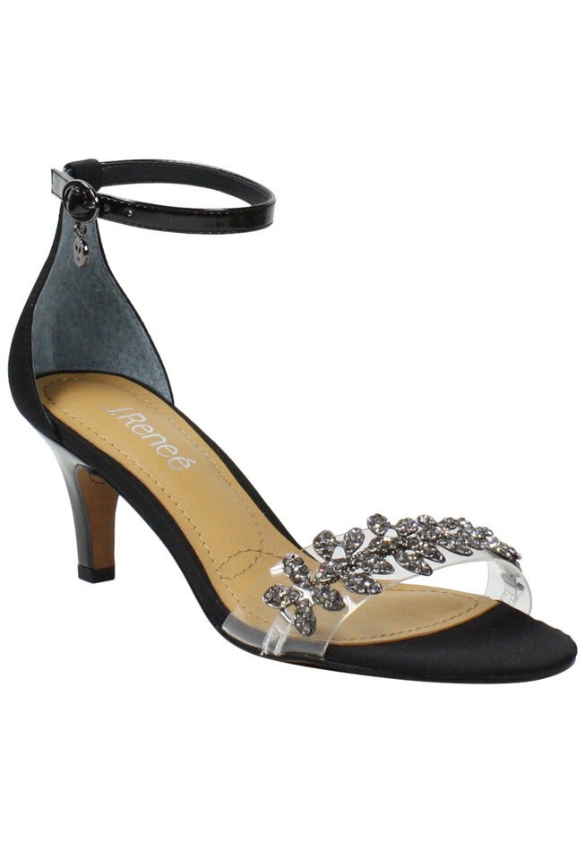 Hartleigh Sandals , BLACK SATIN, hi-res image number null