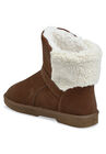 Faux Suede With Berber Back Ankle Boot, , on-hover image number null