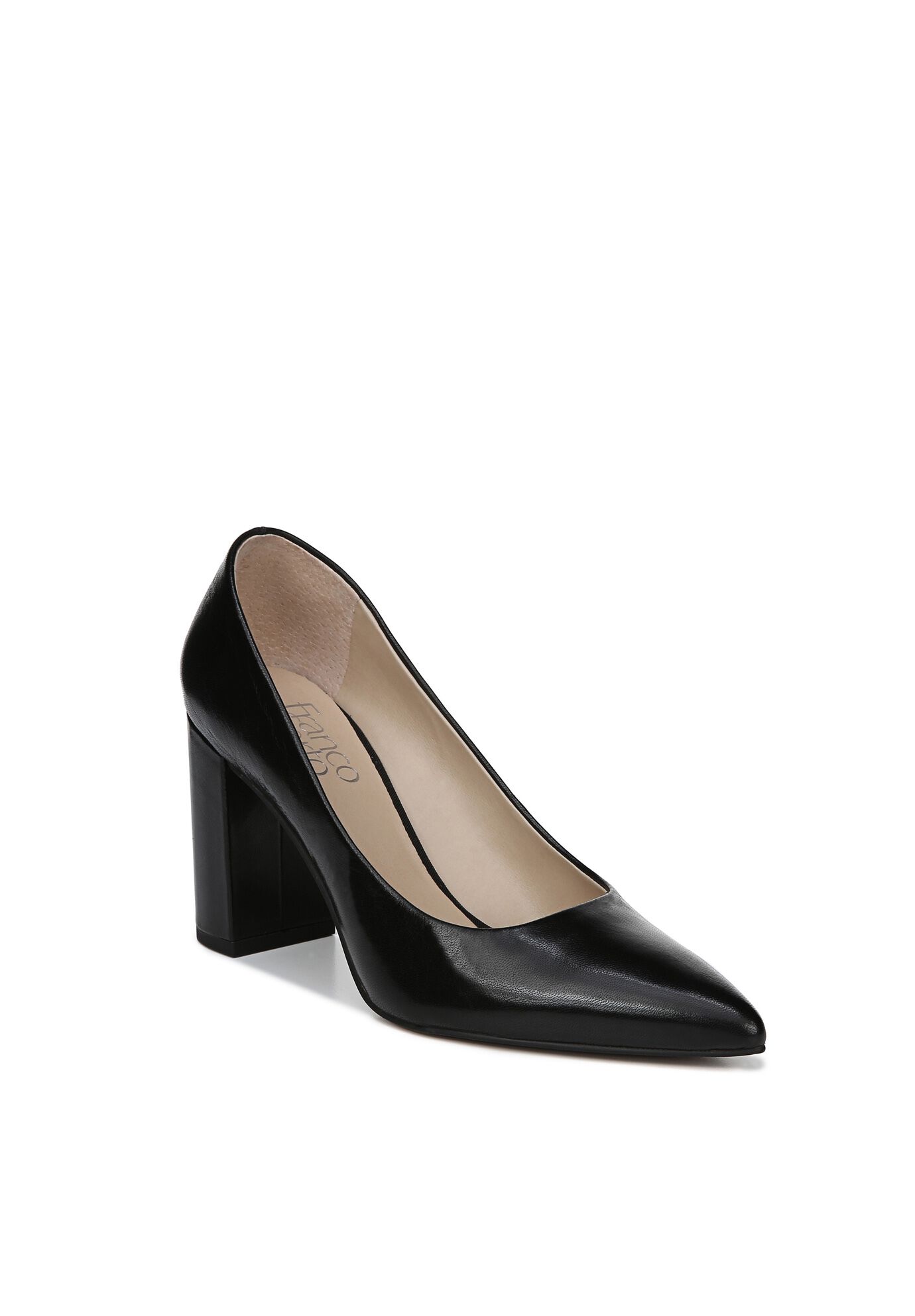 Palma Pump by Franco Sarto, BLACK LEATHER, hi-res image number 0