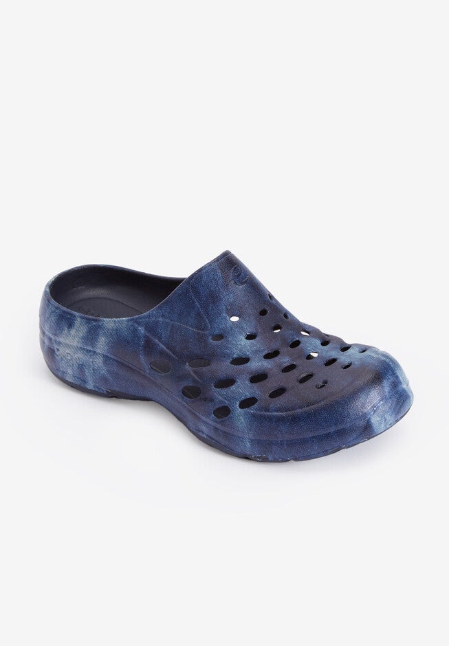 The Travelclog Slip On Mule, BLUE TIE DYE, hi-res image number null