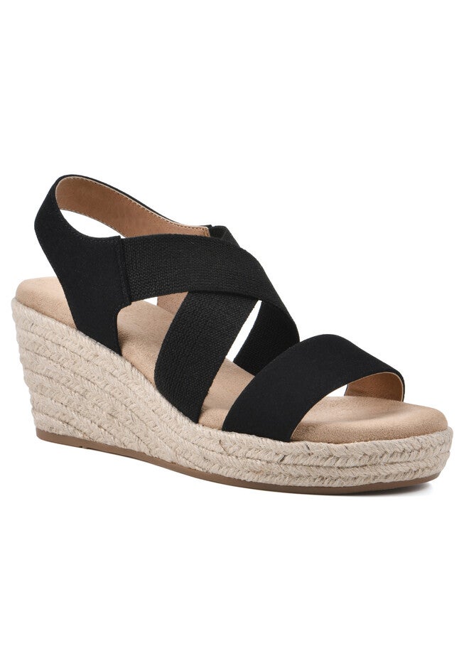 Yanda Dressy Sandal, BLACK FABRIC, hi-res image number null