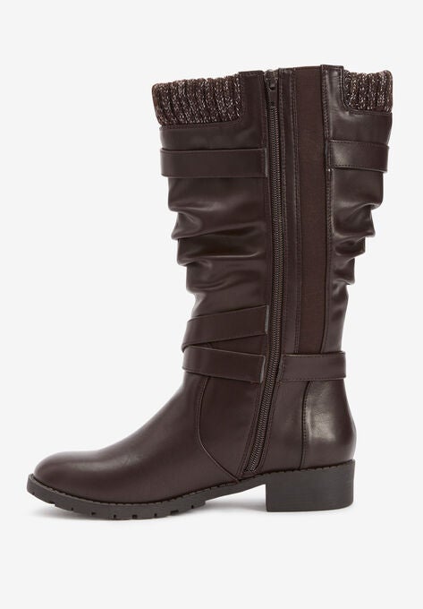 The Eden Wide Calf Boot, , alternate image number null