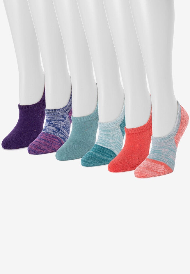 6 No Show Sport Sock, , on-hover image number 1