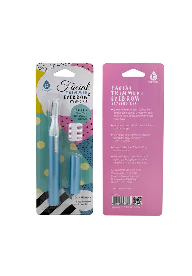 Facial Trimmer And Eyebrow Styling Kit, , alternate image number null