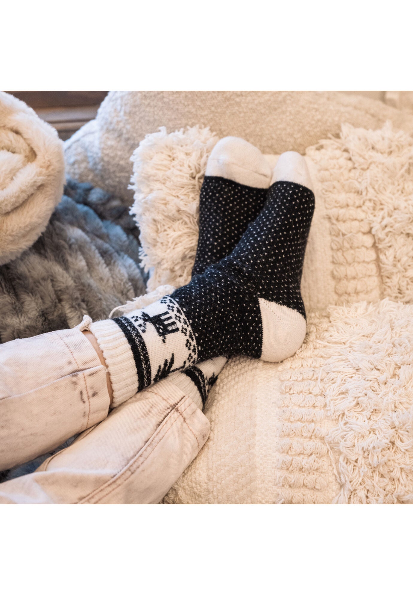 2 Pack Wool Socks, , alternate image number 2