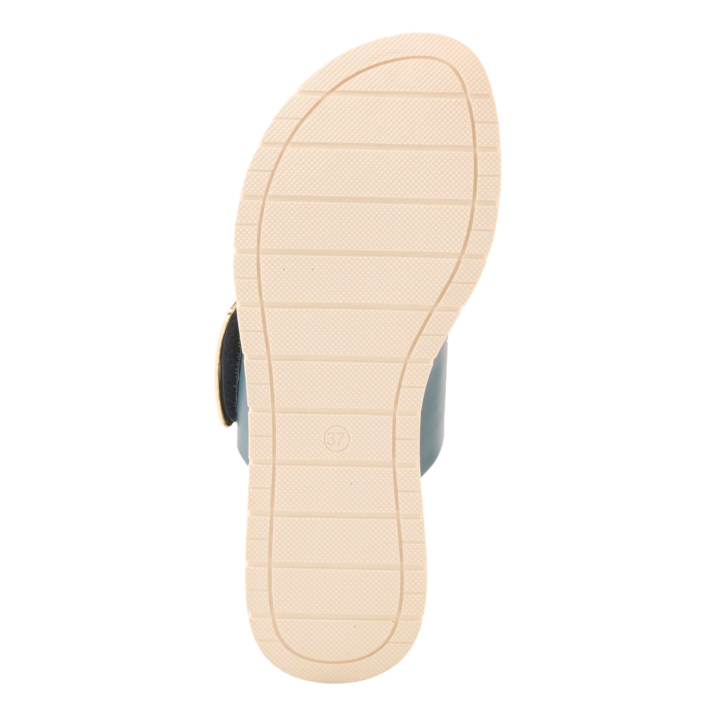 Maliyah Slide Sandal, BLUE MULTI, alternate image number 5